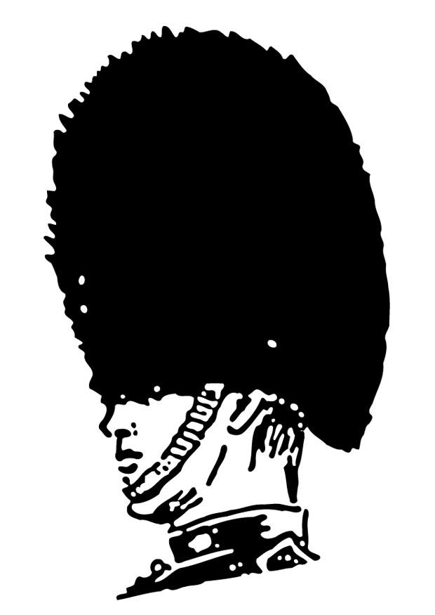 Coloriage bonnet A  poils